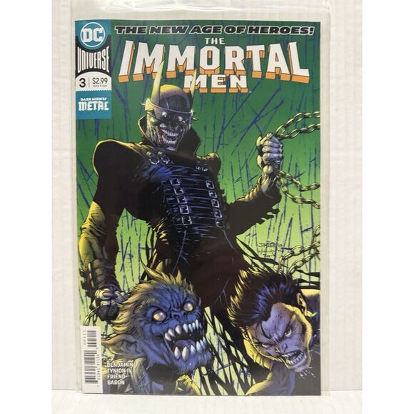 The Immortal Men No. 3 Jim Lee Cover DC Comics 2018 - Picture 1 of 2